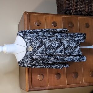 BRITTANY BLACK WOMAN Shimmer Sequin tunic SZ 2X